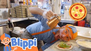 Blippi&#39;s Pizza Party! | Fun and Educational Videos for Kids