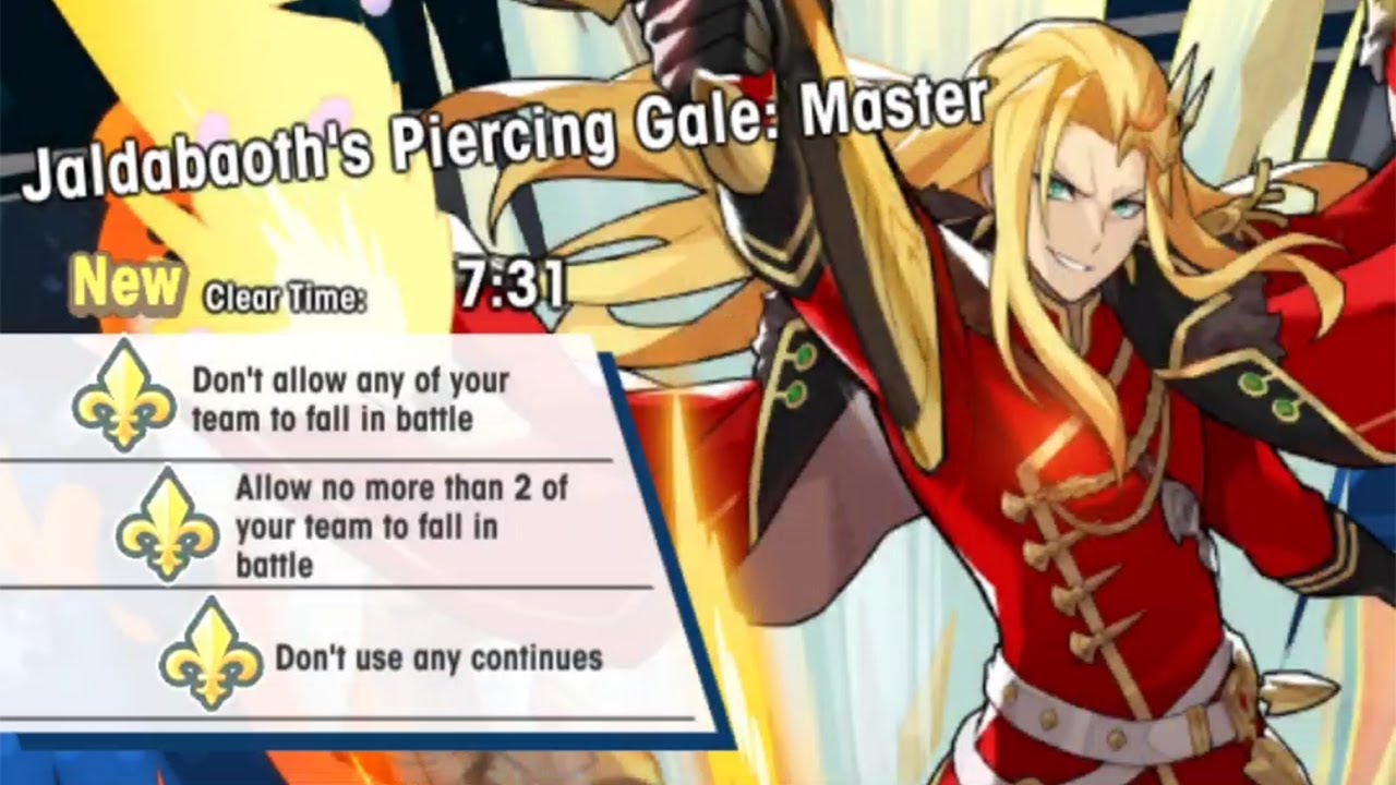 Dragalia Lost - Sinister Dominion | Jaldabaoth's Piercing Gale: Master (Co-op) [Full Clear]