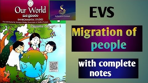 Migration of people 👍EVS.class 5 with complete notes 👍