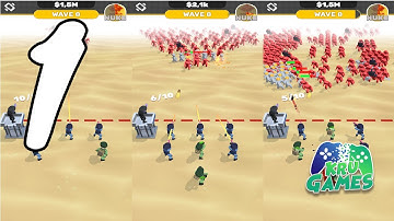 Idle Army Gameplay Walkthrough #1 (Android, IOS)