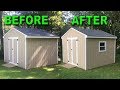 Installing a Window In My Shed Time-Lapse