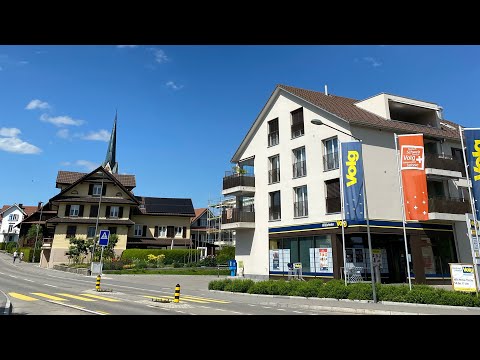 Hildisrieden, Switzerland 4K🇨🇭| Golf Sempachersee