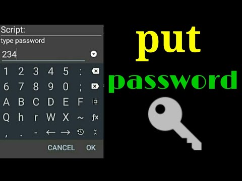 How to put password in your lua script || lua gg||