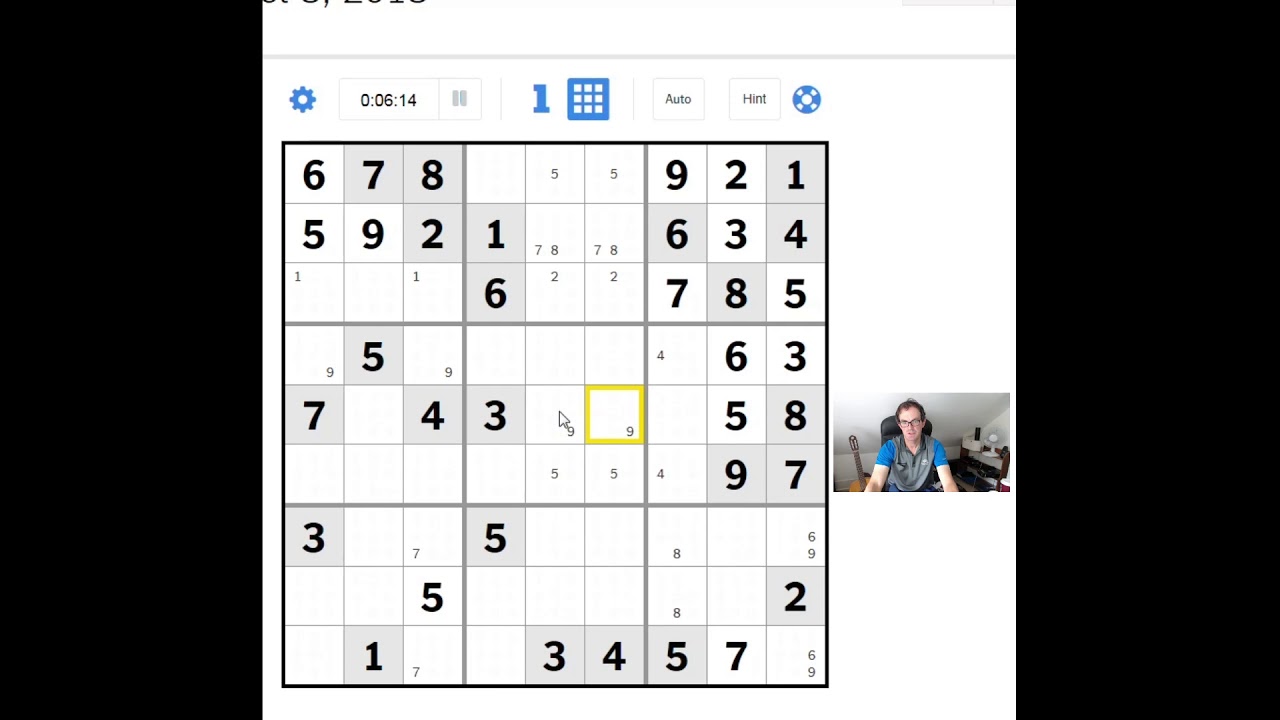 Sudoku Tutorial: Going From Easy/Medium To Hard Puzzles 