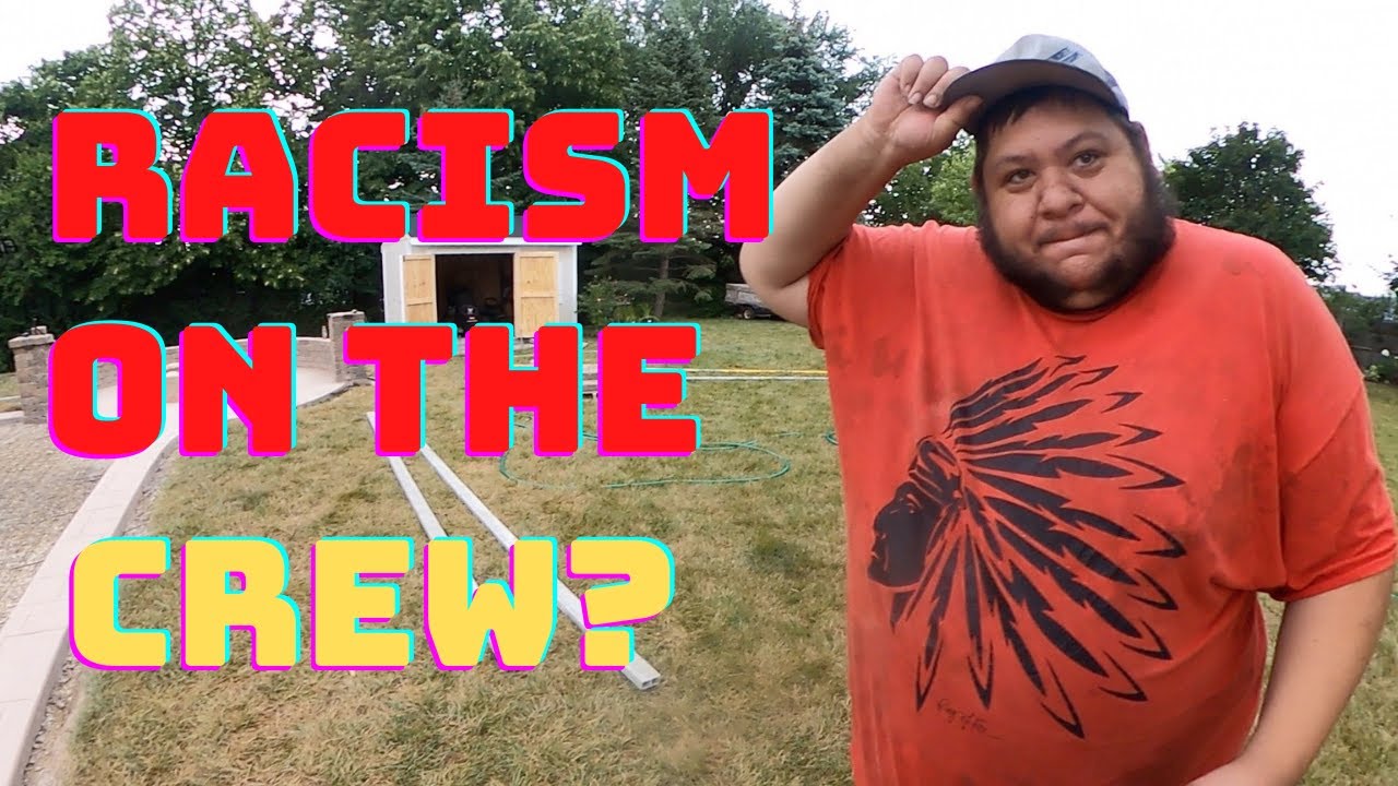 Custom patio done but there is CONTROVERSY on the crew!