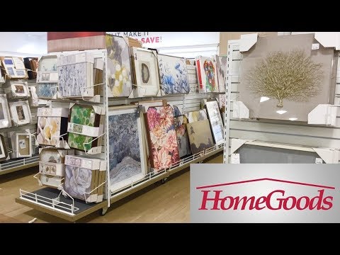 home-goods-wall-decor-art-paintings-spring-summer-2020-shop-with-me-shopping-store-walk-through-4k