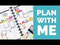 Plan With Me // Big Happy Planner // Color Me Happy Sticker Book + Florals // June 22-28, 2020