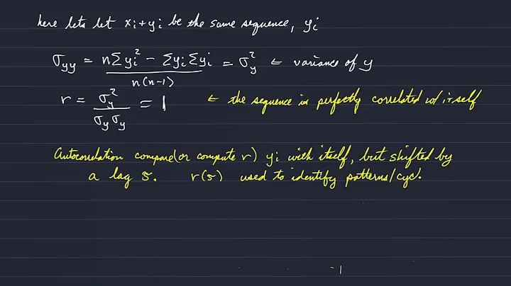 ERTH413/613: Autocorrelation (See also Wessel Ch 7.5)