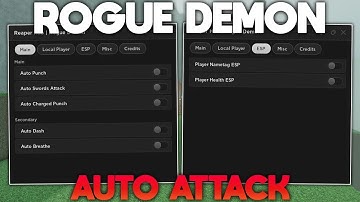 ROBLOX Rogue Demon OP Script/Hack Gui | God Mode, Infinite Breathing, No Stun And More! PASTEBIN