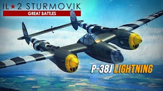 P38 Lightning Dogfight | Battle of Bodenplatte | World War II | IL2 Great Battles |