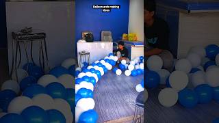 how to make balloon arch birthday arch making ideas #balloon #balloonloverbd #balloons #diy #shorts