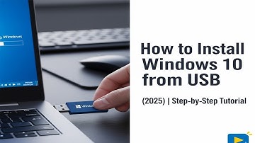 How to Install Windows 10 from USB (2025) | Step-by-Step Tutorial"
