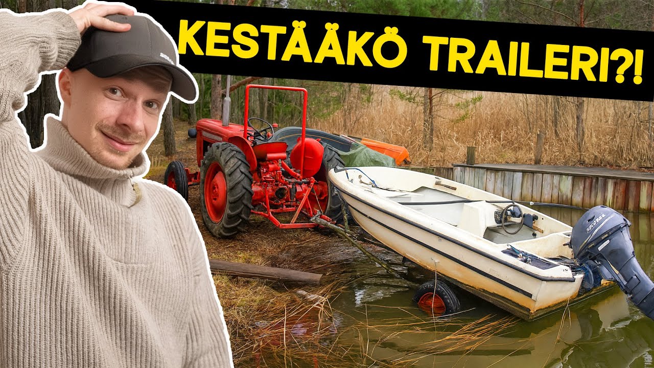 KUNNOSTETTU TRAILERI TESTIIN 20v JÄLKEEN – mitä voi muka mennä pieleen?
