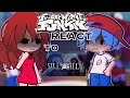 Fnf react to hit single real silly billy  fnf gacha life 2  pls sub