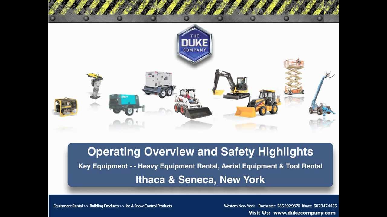 Ithaca NY Top 9 Construction Equipment Rental Items Operating and