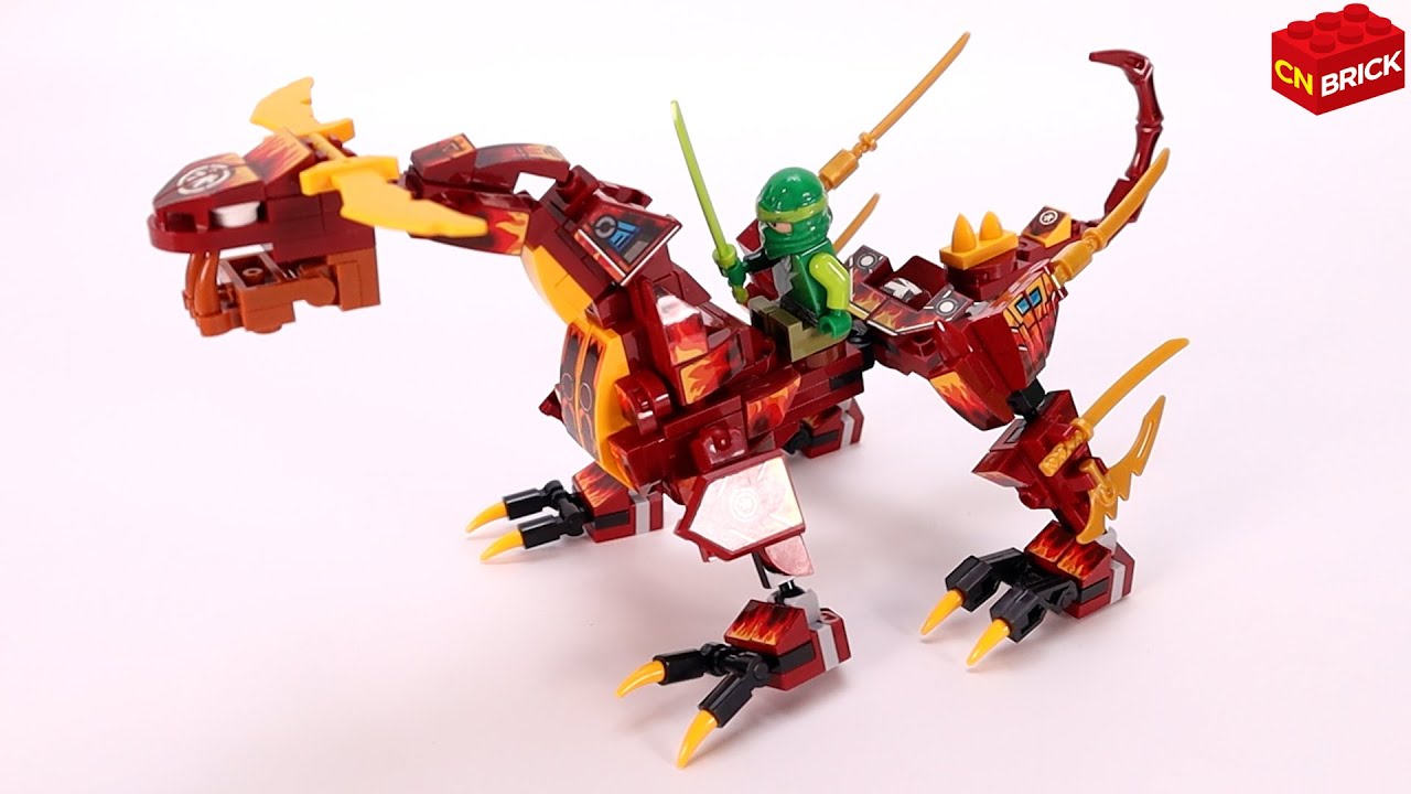 ふぁもこ Lego Ninjago Dragon yz7123 Unoffical Lego - YouTube