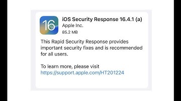 How To Install iOS Rapid Security Response Update 16.4.1(a) On Your iPhone RIGHT NOW!