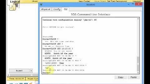 Configure Cisco Router Clock and Date
