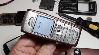 Реставрация Nokia 6230i black восстановление ретро телефона из Германии