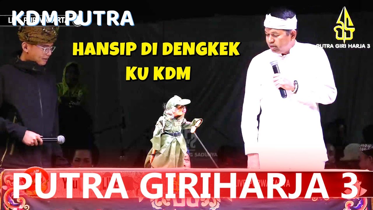 KDM & MAULANA AKBAR (MULYADI PUTRA) GUBERNUR JABAR NEPANGAN HANSIP DI PANGGUNG PGH3 H.DADAN SUNANDAR