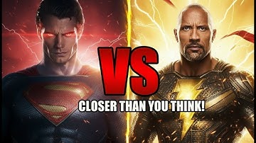 Superman VS Black Adam Is Closer Than You Think!