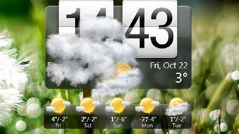 Tutorial: How to Get Animated Weather Widget & Clock! Android iPhone HTC Google Nokia Windows