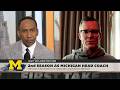 Stephen A. has to APOLOGIZE to Michigan HC Dusty May after doubting the Wolverines 👏 | First Take