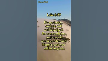 Judge Not, Condemn Not | Luke 6:37 | #shorts