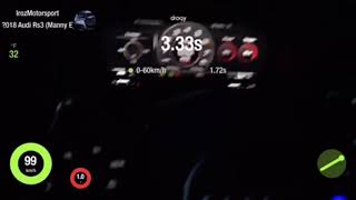 AUDI RS3 Stage 4 1000HP Iroz Xona Rotor FF Custom Code FULL WEIGHT 1587 KG 100-200 acceleration