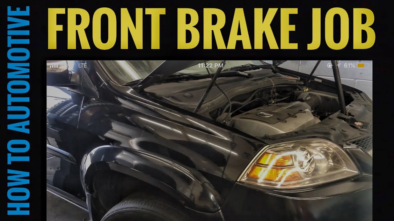 How to Replace Front Brake Pads and Turn Rotors on a 2006 Acura MDX