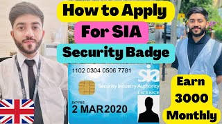 How to Apply for Security License/Badge in UK‍♂ Security Jobs in UK  Job Role‍♂#uk