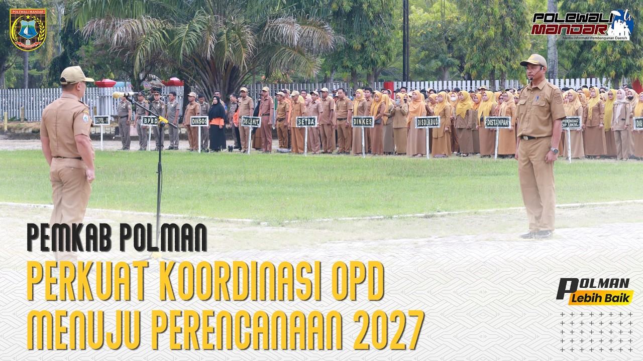 Pemkab Polewali Mandar Gelar Apel Gabungan OPD, Perkuat Koordinasi dan Disiplin Aparatur
