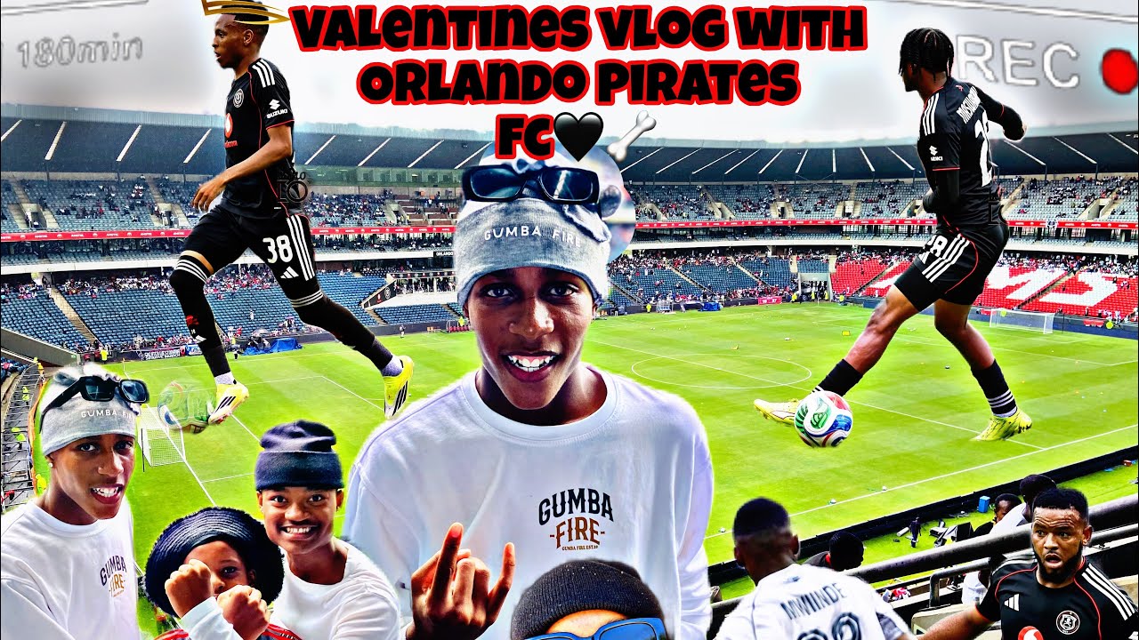 VALENTINES DAY AT THE STADIUM ❤️🫶🏾:ORLANDO PIRATES EDITION 🏴‍☠️❤️