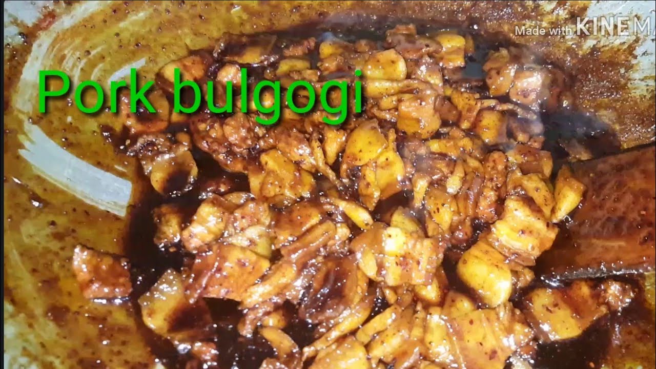 Pork Bulgogi YouTube