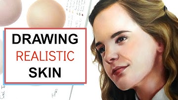 HOW TO DRAW: Realistic Skin With Coloured Pencils- Part 2