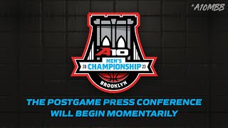 2023 #A10MBB Championship Quarterfinal Postgame Press Conference - Saint Louis vs. George Mason
