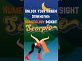SCORPIO NUMBEROLOGY reveal your life’s secret power with in your star sign #shorts