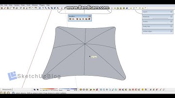 How to make pillow with sketchup