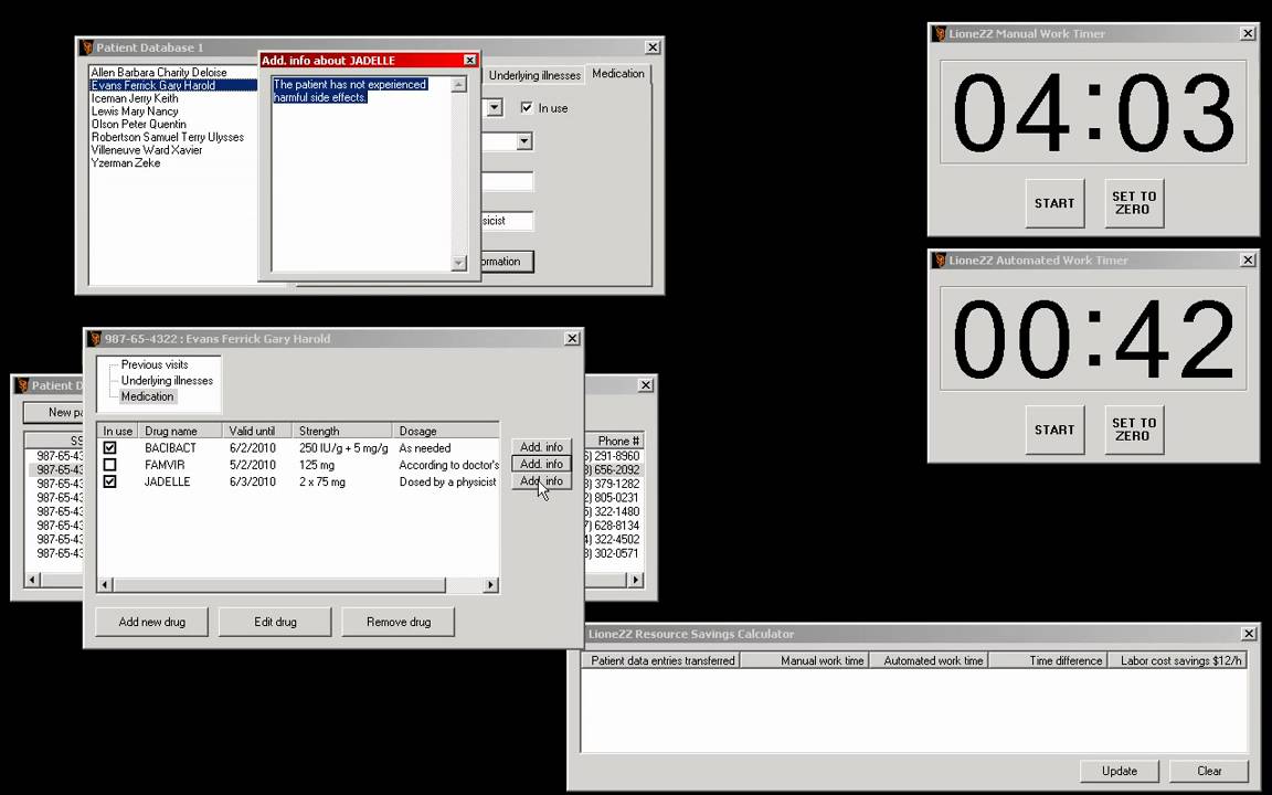 Automated data transfer between applications - LioneZZ Customer