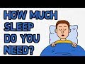 One Way To Find Out How Much Sleep You Actually Need (animated)