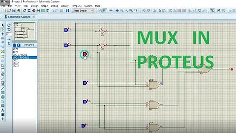 how to make multiplexer(mux) in proteus || MUX in proteus | |Multiplexer in proteus