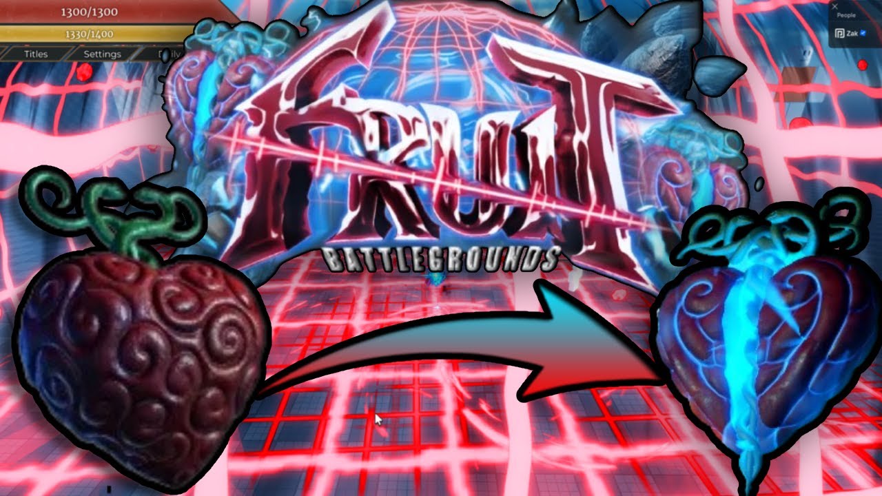 Fruit Battlegrounds: Show + LVL UP The new OP v2 Fruit