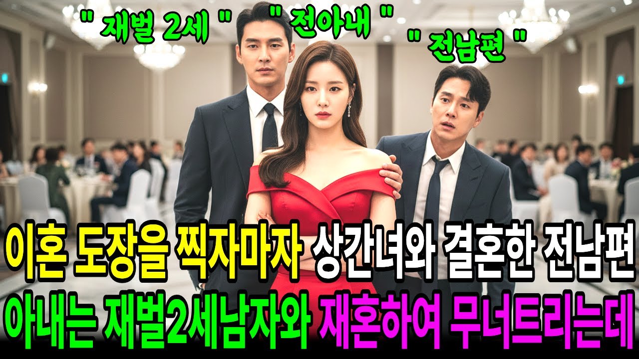 이혼 도장을 찍자마자 상간녀와 결혼한 전남편 아내는 재벌2세 남자와 재혼하여 무너트리는데