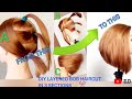 Tutorial diy layered bob haircut in 3 sections haircutbobcuttinghairhairstyle