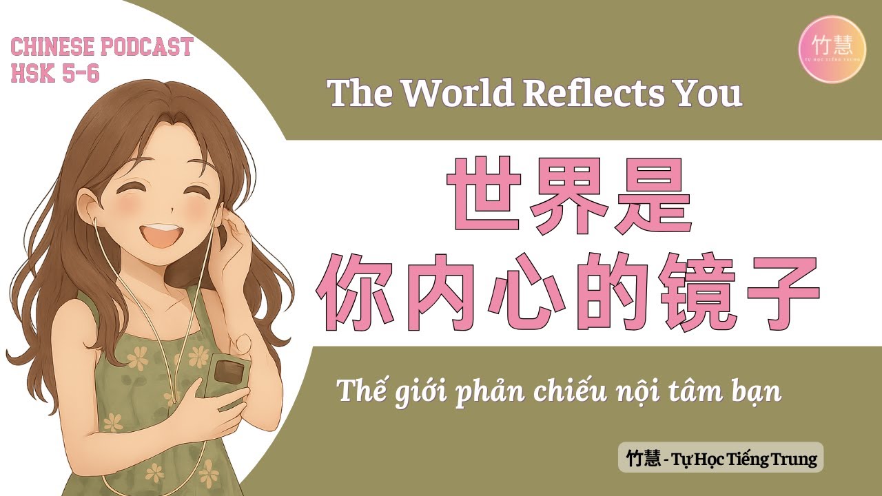 HSK 5-6 | Страдание или счастье — их разделяет всего одна мысль | 世界是你内心的镜子 | Chinese Podcast