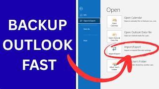 How to Backup & Restore Microsoft Outlook Emails (.PST)