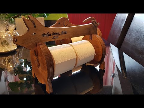 Toilet Paper Holder - Drawings and plans - Do it yourself at home