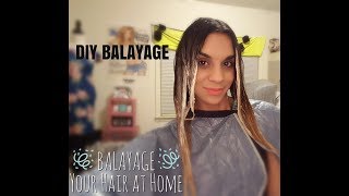 How-To Balayage Your Hair at Home | Brunette to Blonde | DIY by Sarina Maynor 18,279 views 6 years ago 14 minutes, 26 seconds