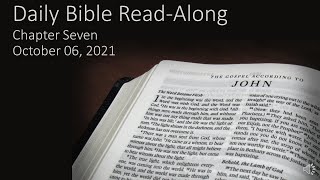 Daily Bible Read-Along - Gospel of John Chapter 07