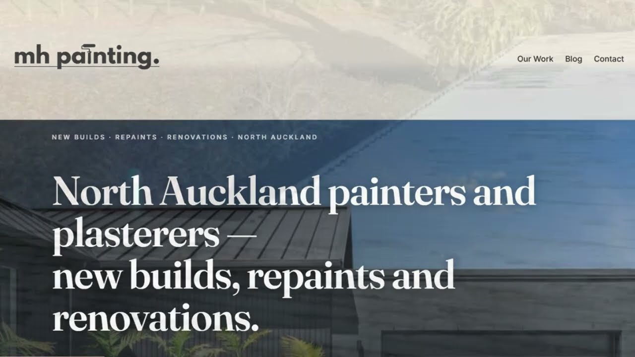 Roof repainting before and after, north Auckland — MH Painting